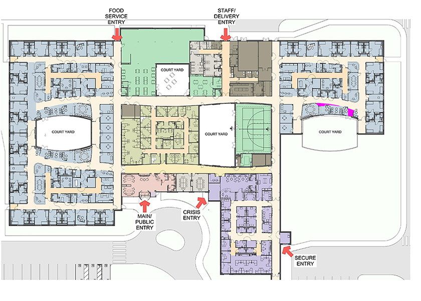 West Springs Hospital floor plan