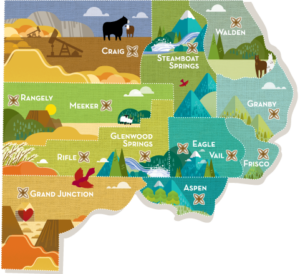 Service Area Map by Mind Springs Health