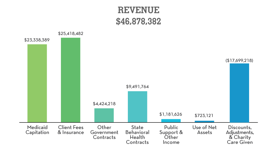 Revenue 2018 graph