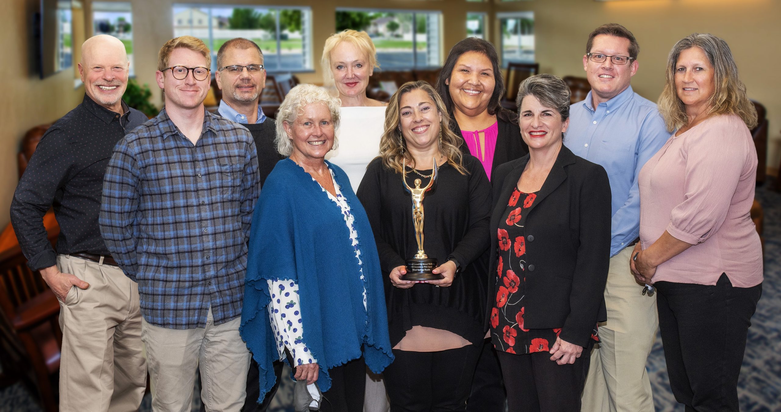 Mind Springs Health with Trophy