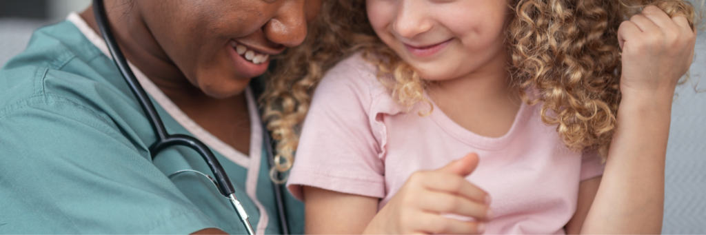 doctor checking girl